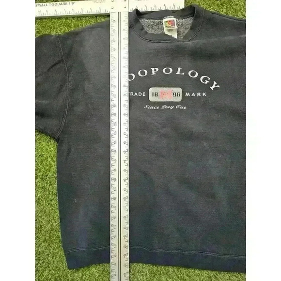 Y2K HOOPOLOGY Basketball Sweatshirt Adult Sz XL Faded - Picture 7 of 8